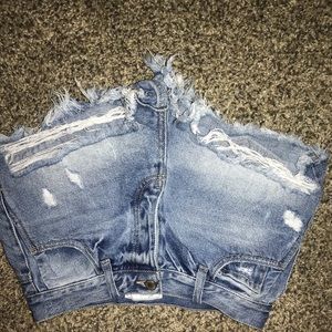 Buckle kancan shorts